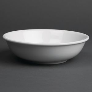 Royal Porcelain Classic White Cereal Bowls 165mm (Pack of 12) - CG056  - 1