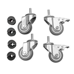 Vogue Castors for Vogue Stainless Steel Tables (Pack of 4) - HC847  - 1