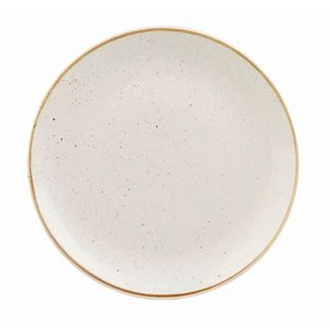 Churchill Stonecast Round Coupe Plate Barley White 260mm (Pack of 12) - DK518  - 1