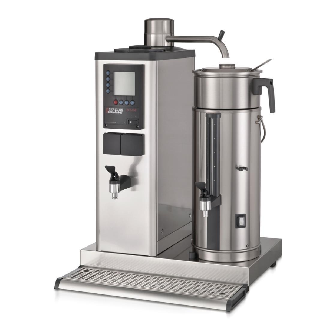 Bravilor B10 HWR Bulk Coffee Brewer with 10Ltr Coffee Urn and Hot Water Tap 3 Phase - DC689  - 1