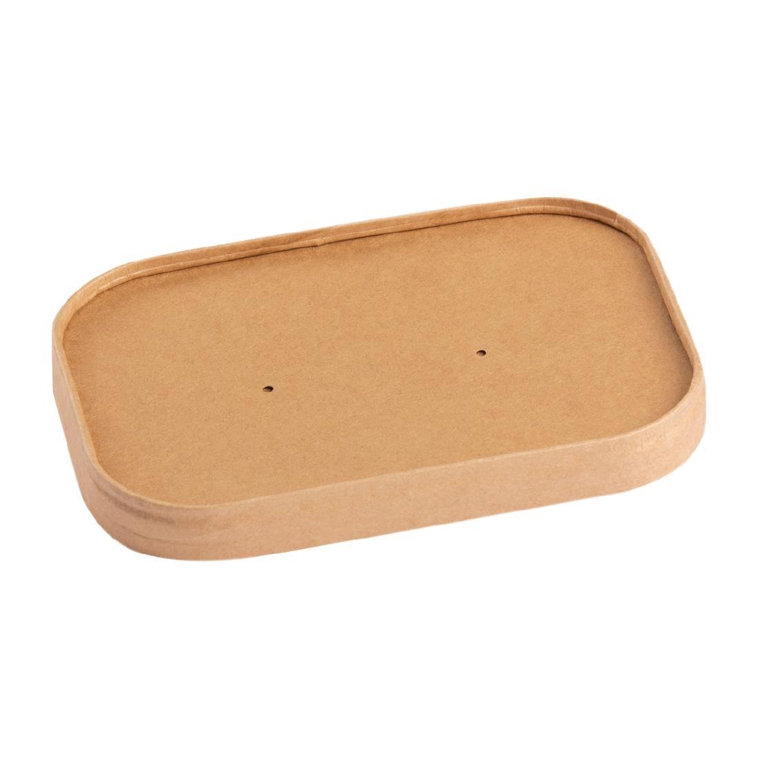 Colpac Stagione Microwavable Paperboard Food Box Lids (Pack of 300) - FP454  - 1