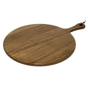 Olympia Acacia Wood Round Pizza Paddle Board 355mm - GM262  - 1