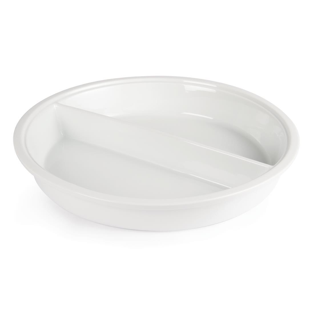Olympia Divided Round Dish 3.5Ltr 123.1oz - CD711  - 3