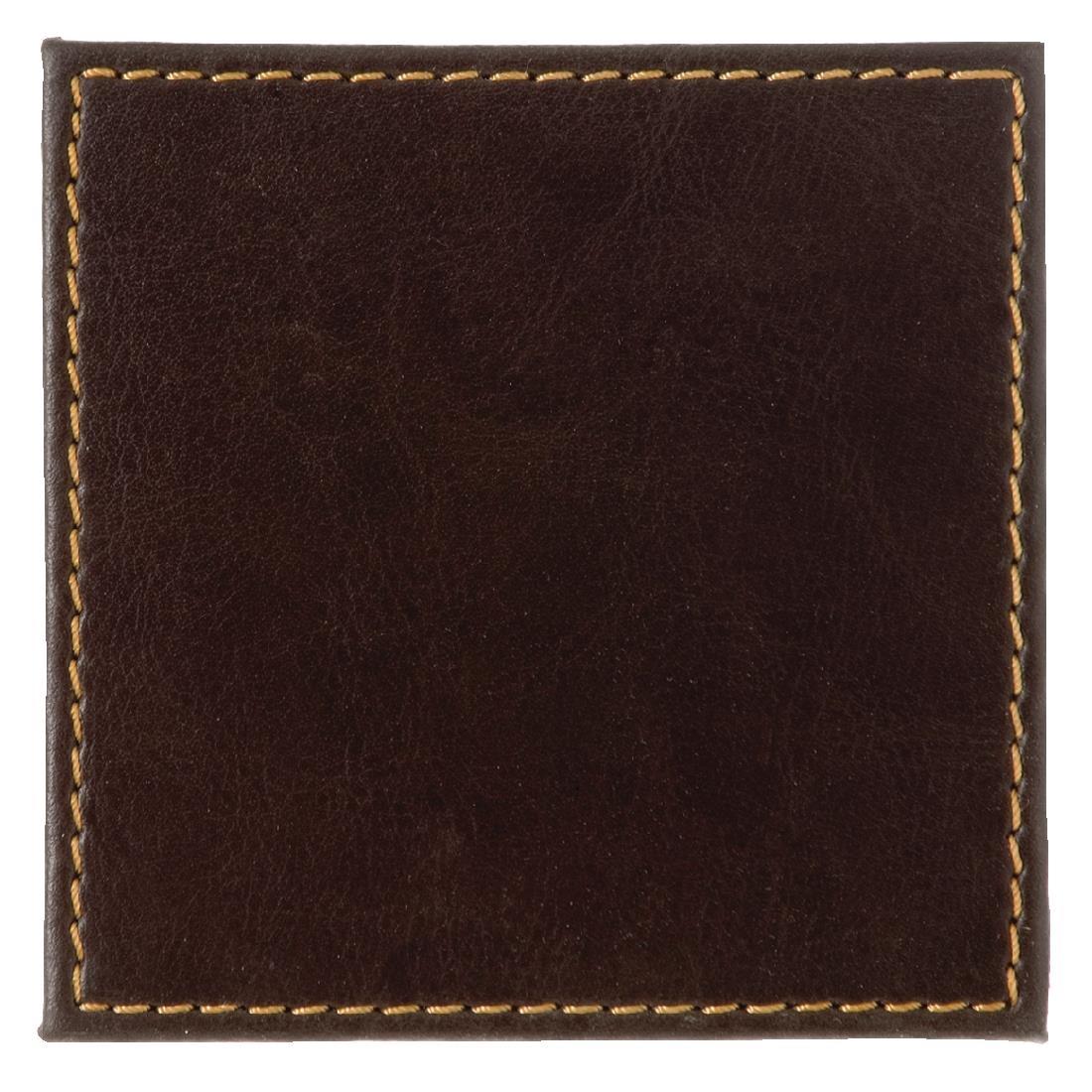 Faux Leather Coasters (Pack of 4) - CE296  - 1
