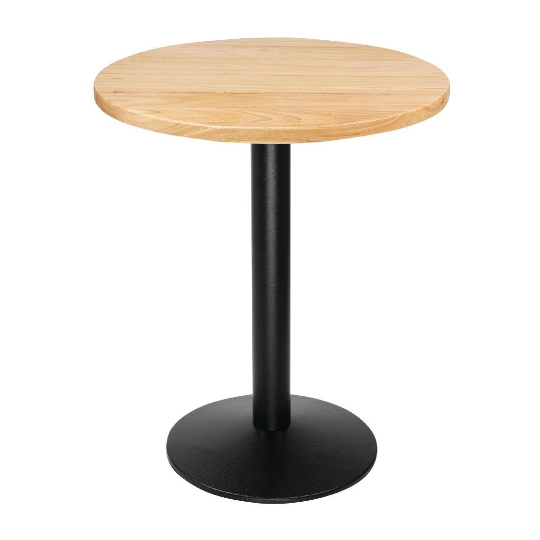 Bolero Pre-drilled Round Table Top Natural 600mm - DY738  - 5