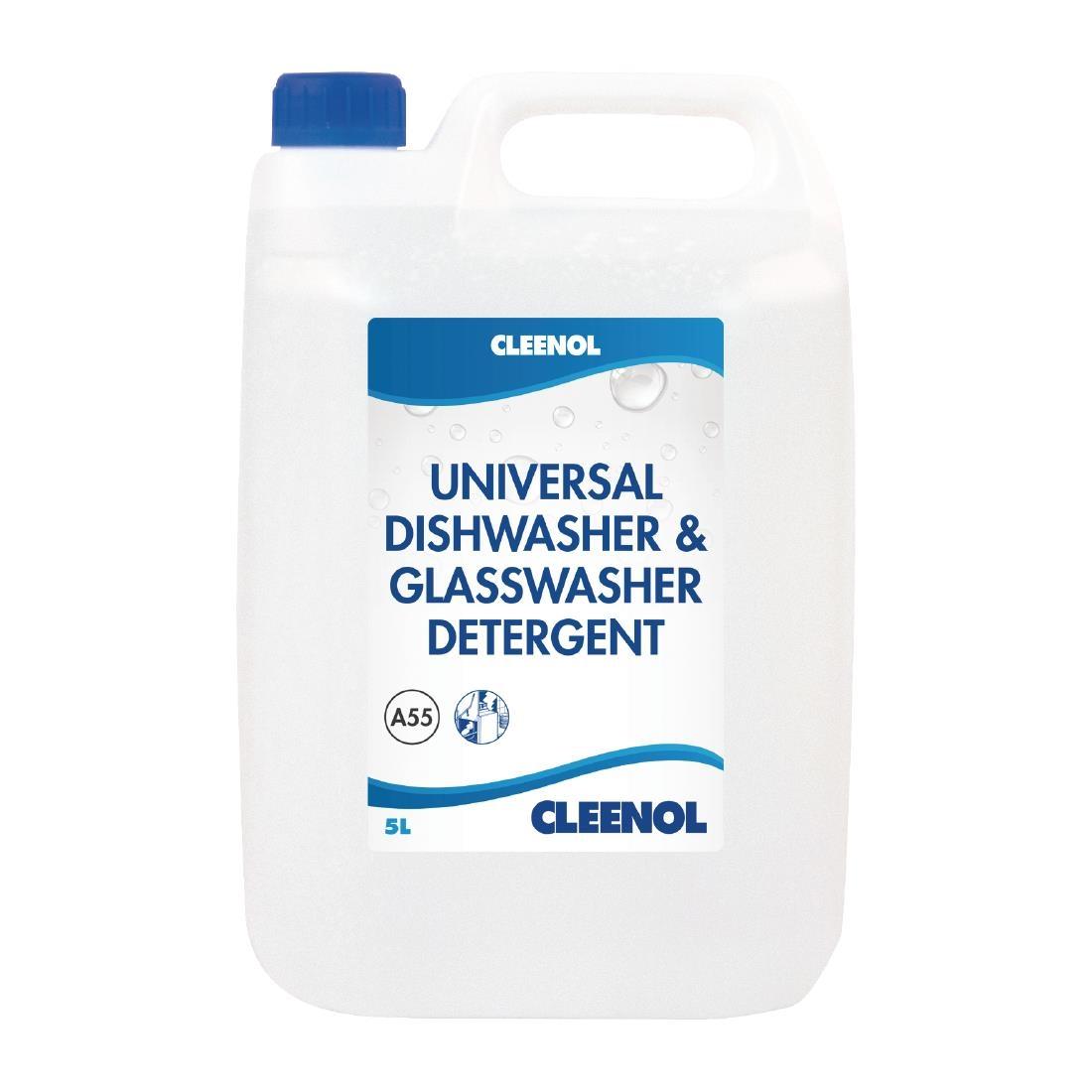 Cleenol Universal Dishwasher and Glasswasher Detergent 5Ltr (2 Pack) - FT358  - 1