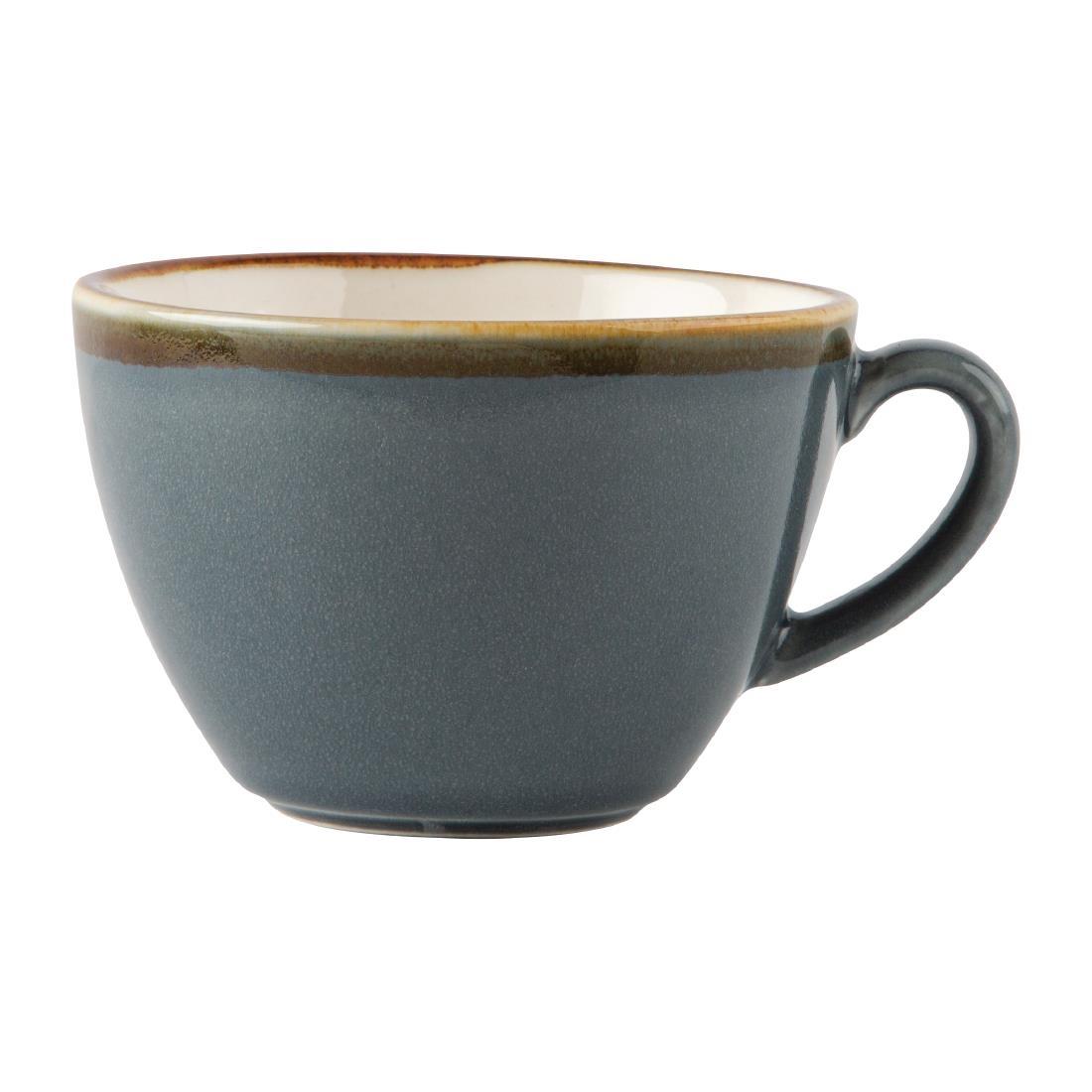 Olympia Kiln Cappuccino Cup Ocean 340ml (Pack of 6) - GP348  - 3
