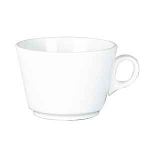Steelite Simplicity White Grand Cafe Cups 280ml (Pack of 36) - V7455  - 1