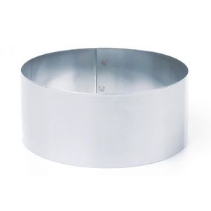 Matfer Bourgeat Stainless Steel Mousse Ring 140 x 60mm - E886  - 1
