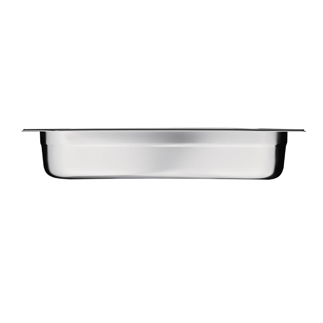 Vogue Stainless Steel 1/1 Gastronorm Pan 100mm - K923  - 5