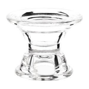 Olympia Glass Tapered Candle Holder (Pack of 6) - CN613  - 3