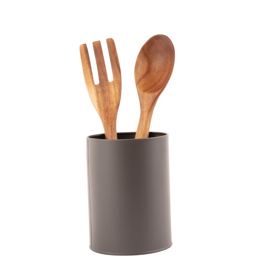 Olympia Wooden Salad Tong and Spoon Set - CN691  - 4