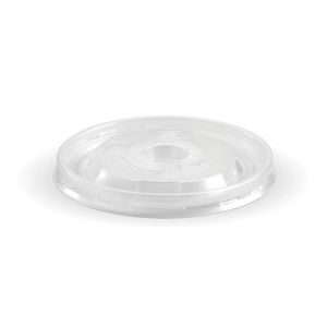 Clear PP Lids To Fit 240ml/8oz White Paper PLA-Lined BioBowl (Case of 1,000) - BSCL-8-UK - 1