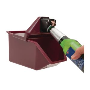 Beaumont Under Counter Bottle Opener with Catcher - CN750  - 1