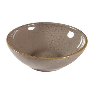 Churchill Stonecast Shallow Bowls Grey 9oz 130mm (Pack of 12) - FA582  - 1