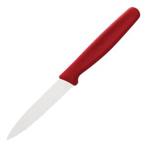 Victorinox Serrated Paring Knife Red 7.5cm - C982  - 1