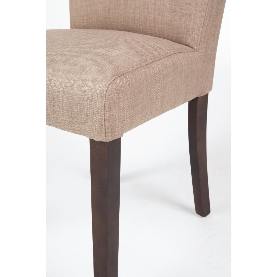 GR367 - Bolero Contemporary Dining Chair Natural (Pack 2) - GR367  - 5