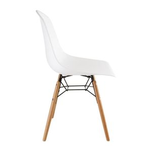 Bolero Arlo Side Chair White (Pack 2) - DM840  - 3