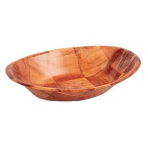 Oval Wooden Bowl Small - L092  - 1
