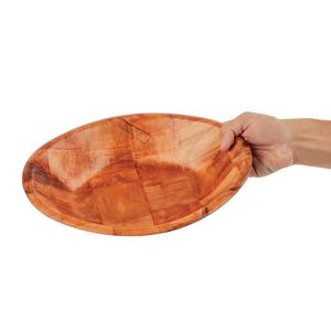Oval Wooden Bowl Large - L093  - 4