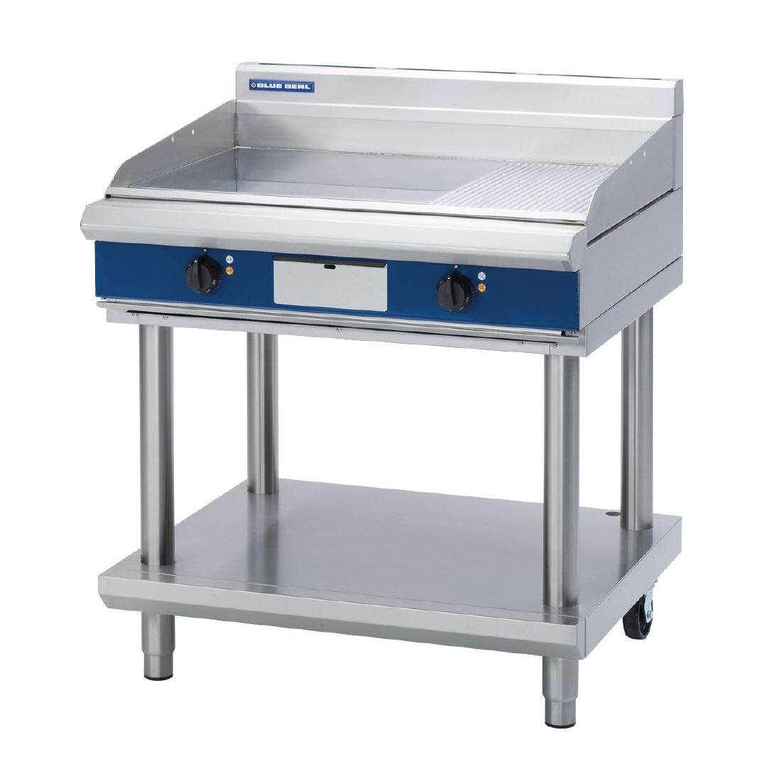 Blue Seal Evolution Griddle with Leg Stand Electric 900mm EP516-LS - GK506  - 1