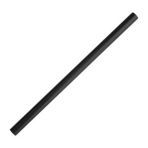 Fiesta Compostable Paper Smoothie Straws Black (Pack of 250) - FB145  - 1