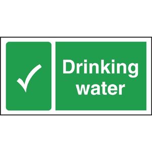 Drinking Water Sign - W194  - 1