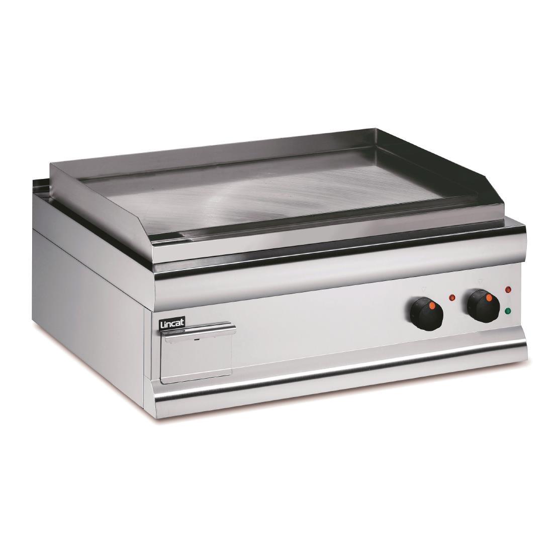 Lincat Silverlink 600 Machined Steel Electric Griddle Dual Zone 750mm Wide GS7/E - CL678  - 1