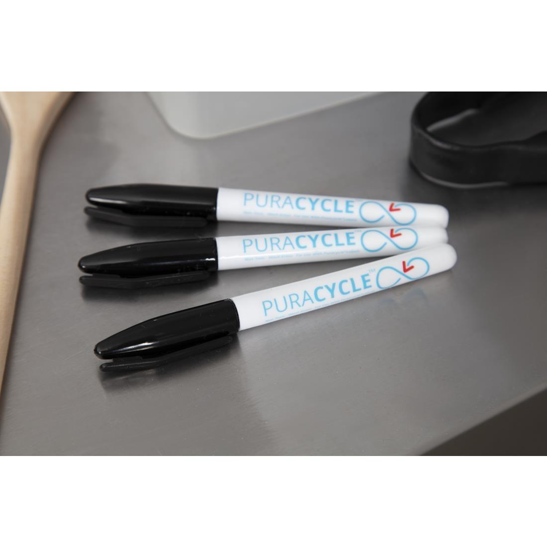 Puracycle Non-Toxic Marker Pens Black 3 Pack - FB284  - 4