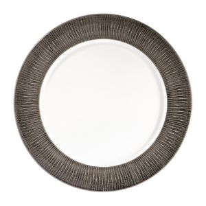 Churchill Bamboo Spinwash Footed Plates Dusk 305mm (Pack of 12) - FD810  - 1