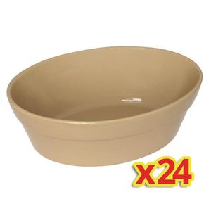 Special Offer - 4x Box of 6 Olympia Oval Pie Bowls Large (Pack of 24) - S230  - 1