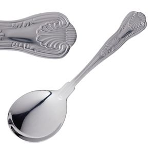 Olympia Kings Soup Spoon (Pack of 12) - D688  - 1