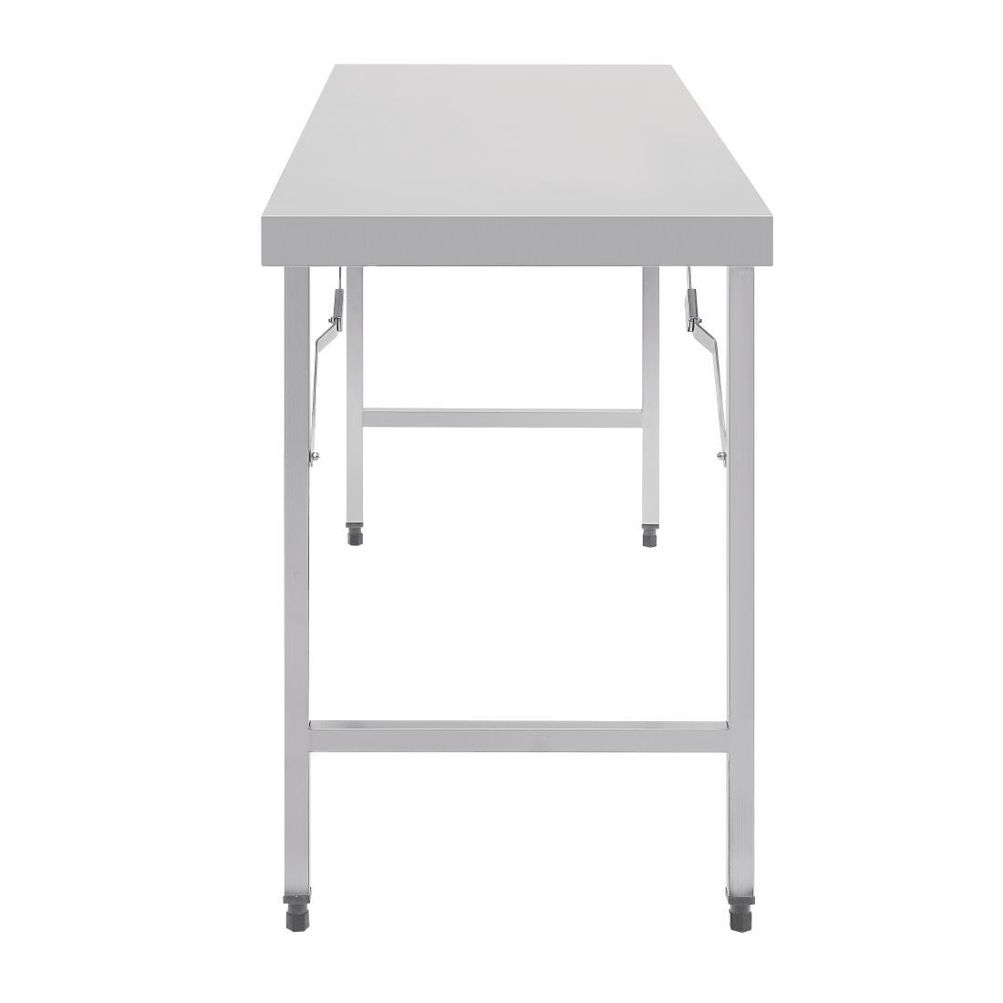 Vogue Stainless Steel Folding Table 1800mm - CB906  - 4