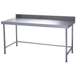 Parry Fully Welded Stainless Steel Wall Table 900x600mm - DC596  - 1