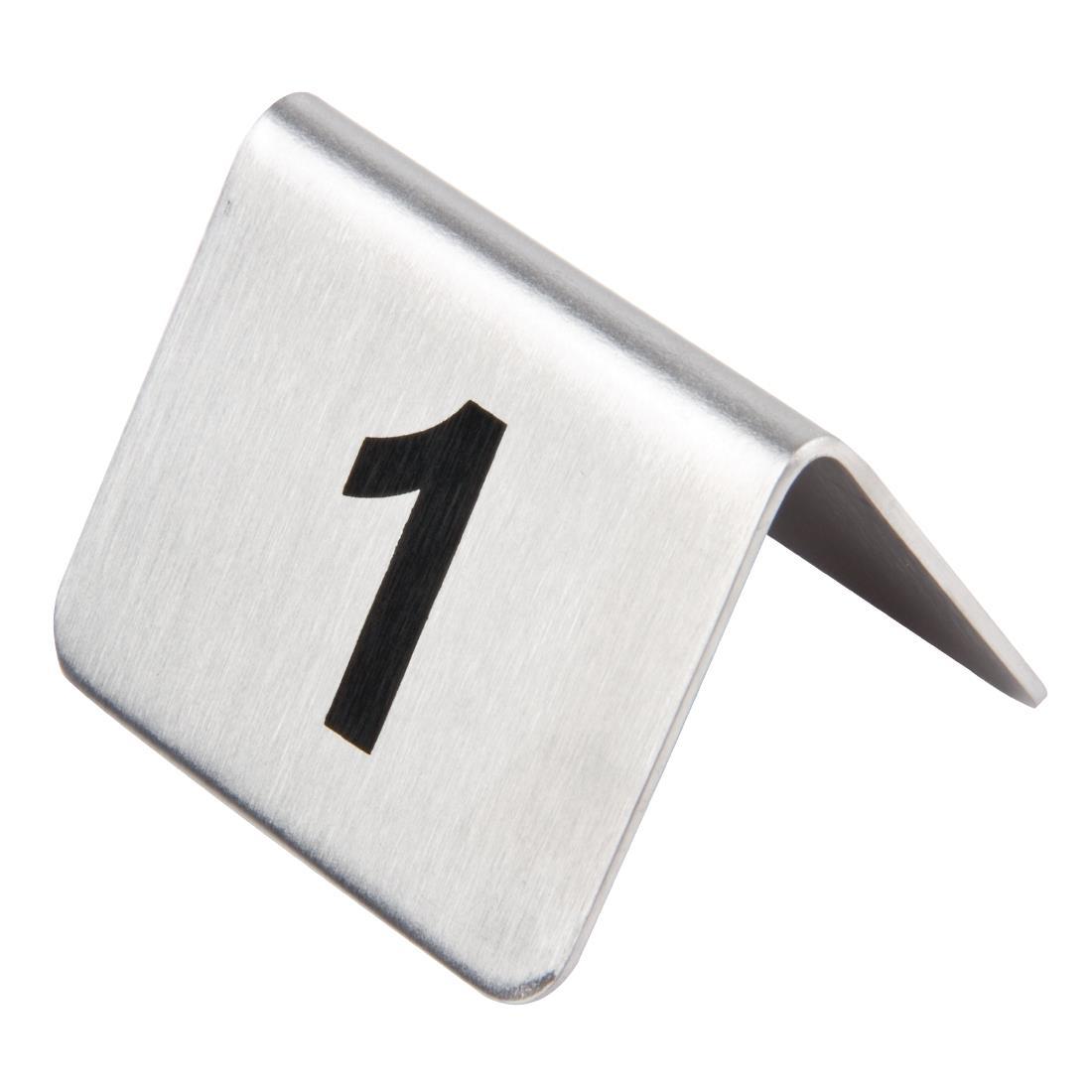 Stainless Steel Table Numbers 11-20 (Pack of 10) - U047  - 2