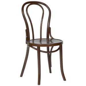 Fameg Bentwood Bistro Side Chairs Walnut Finish (Pack of 2) - CF139  - 1