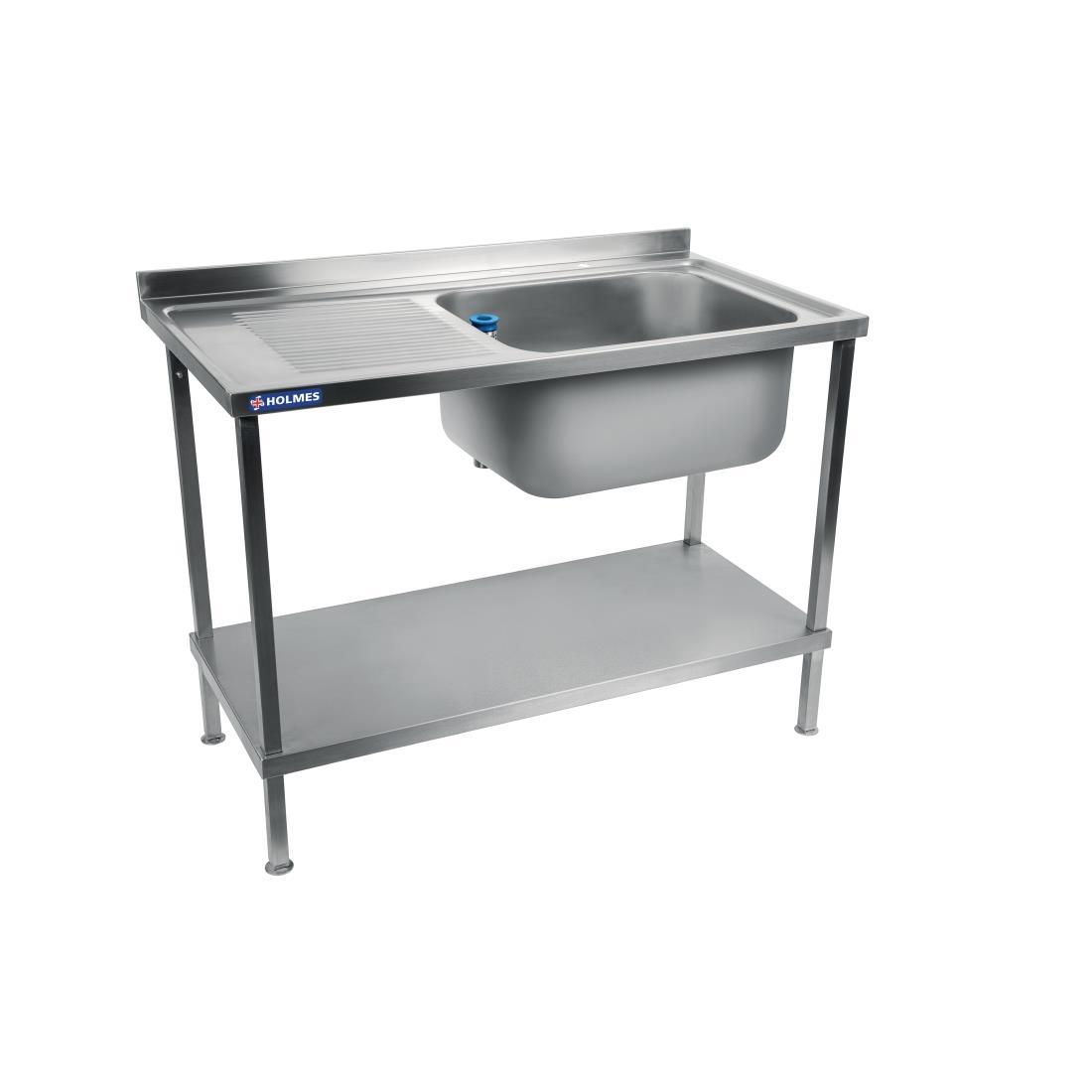Holmes Fully Assembled Stainless Steel Sink Left Hand Drainer 1200mm - DR387  - 1