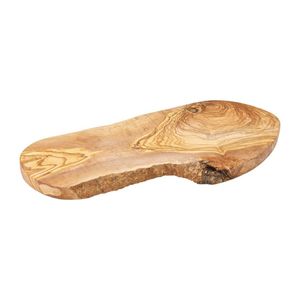 Utopia Rustic Olive Wood Oval Platters 400mm (Pack of 6) - DC117  - 1