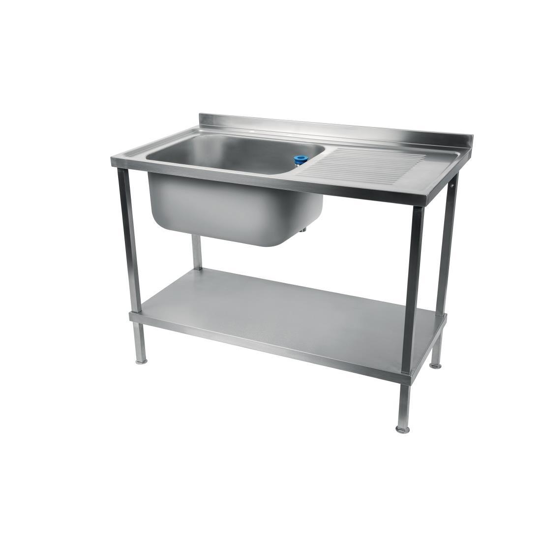 Holmes Fully Assembled Stainless Steel Sink Right Hand Drainer 1200mm - DR388  - 3