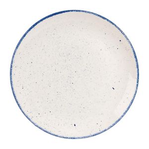 Churchill Stonecast Hints Coupe Plates Indigo Blue 260mm (Pack of 12) - DS575  - 1