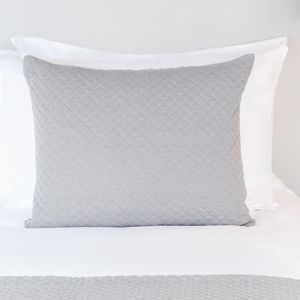 Mitre Essentials Quilted Waffle Cushion Cover Grey - HN853  - 1