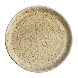 Olympia Canvas Small Rim Round Plate Wheat 180mm (Pack of 6) - FA337  - 1