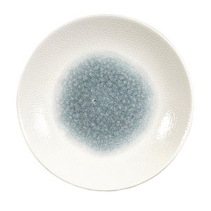 Churchill Isla Centre Print Deep Coupe Plates Topaz Blue 255mm (Pack of 12) - FC185  - 1