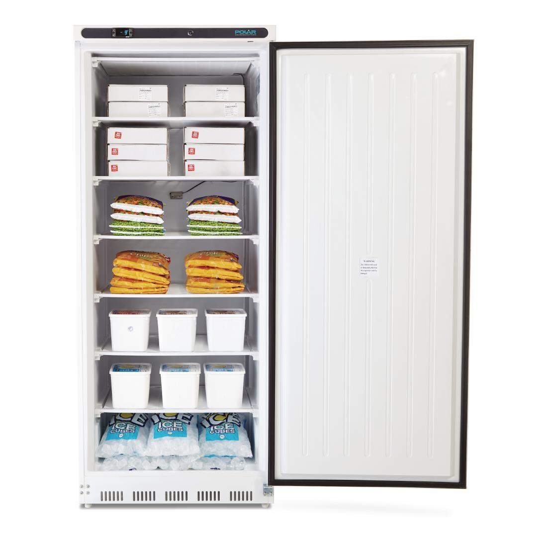 Polar C-Series Upright Freezer White 600Ltr - CD615  - 6