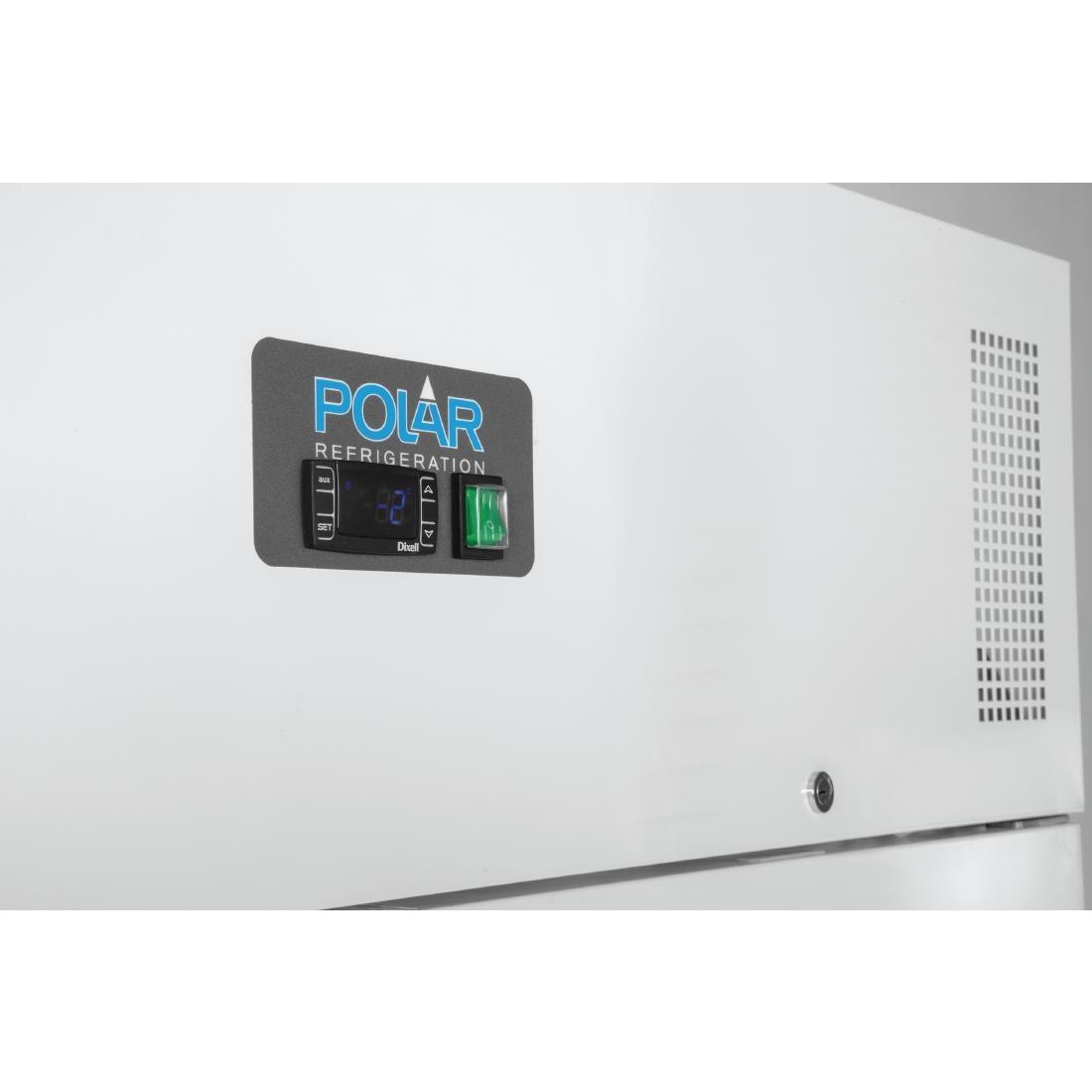 Polar G-Series Upright Double Door Freezer 1200Ltr White - CD616  - 15