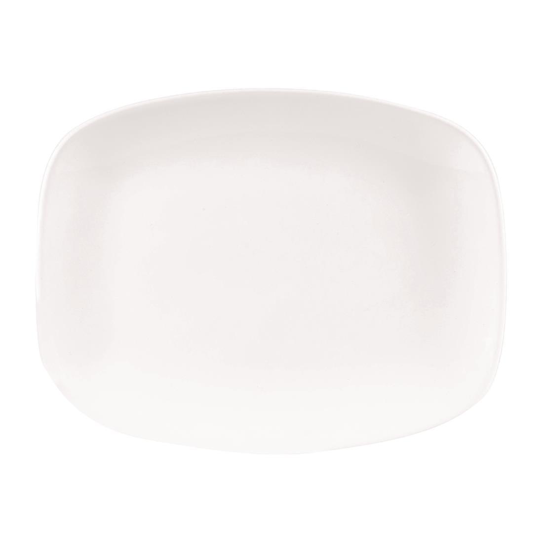 Churchill X Squared Oblong Plates White 202 x 261mm (Pack of 12) - DW341  - 2