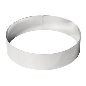 De Buyer Stainless Steel Mousse Ring 240 x 60mm - GM374  - 1