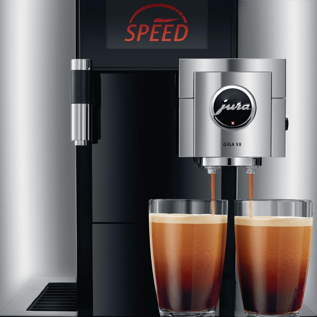 Jura Giga X8 Manual Fill Bean to Cup Coffee Machine Black - FB458  - 9