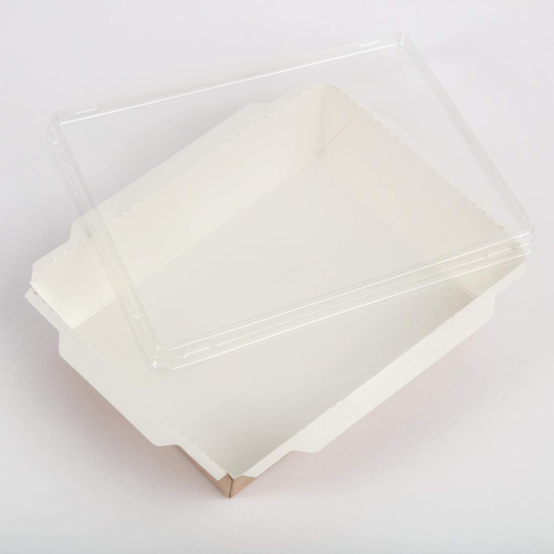 Colpac Fuzione Recyclable Paperboard Food Trays With Lid 1000ml / 35oz - FA376  - 5