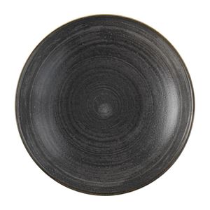 Churchill Stonecast Raw Evolve Coupe Bowl Black 248mm (Pack of 12) - FS840  - 1